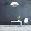 Lampa wisząca MORGAN MLP4477 Milagro salonowa OPRAWA okrągła biała srebrna