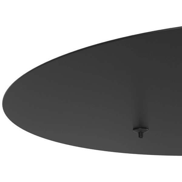 Okrągła podsufitka Rim MOD058A-03B Maytoni metalowa czarna