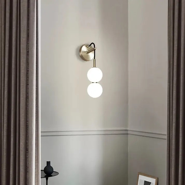 Lampa ścienna do gabinetu Perla CGPERLA-H30 Copel LED 11W 3000K bubbles mosiądz biała