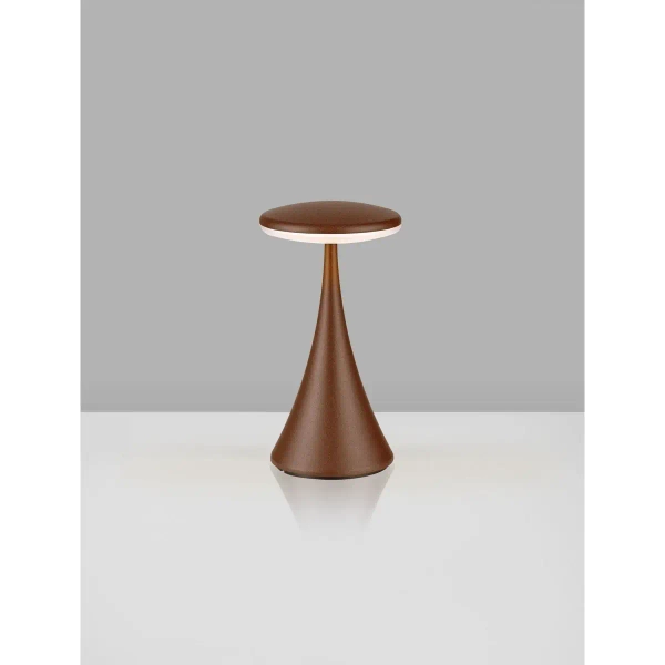 Tarasowa lampka stołowa ALIRONA LE75277 LED 2W 3000K IP54 rdzawy