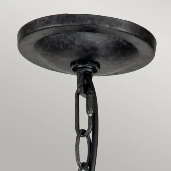 Zewnętrzna lampa wisząca Blacksmith QN-BLACKSMITH-P-OBK IP44 czarny