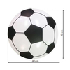 Dziecięca LAMPA sufitowa BALL ML6179 Milagro metalowa OPRAWA piłka nożna LED 18W 4000K plafon biały czarny