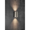 Lampa ścienna na zewnątrz Canto 49721034 IP44 tuba metalowa srebrny