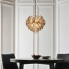 Łańcuchowa lampa wisząca L&-191989 Light& metalowa złota