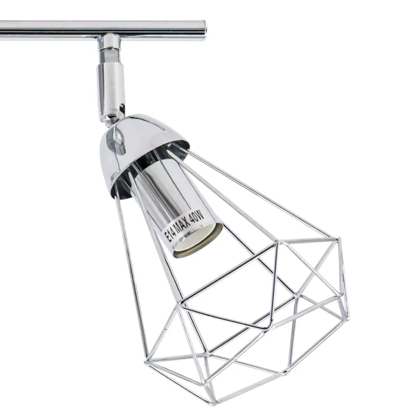 Regulowana lampa sufitowa 8414/2 8C industrial chrom