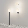 Elewacyjna lampa Bold O598WL-01GR1 Maytoni ball IP54 szara