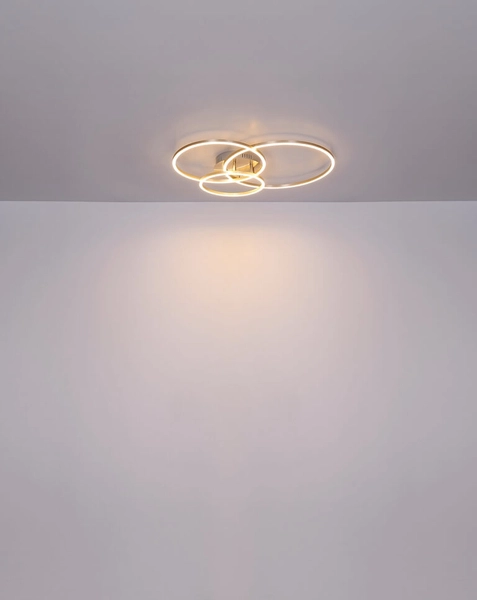 Lampa sufitowa Munni 67220-40R pierścienie LED 40W satyna