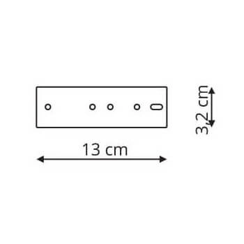 Łącznik typu L Magnetic LP-551-MAG-BK do szynoprzewodu metalowy czarny