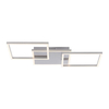 Kwadratowa lampa sufitowa IVEN 14003-55 LED 23W 3000K biały srebrny OUTLET