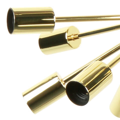 Wielopunktowa lampa wisząca Mandi A8181-18-GD Zumaline sputnik metal złoto