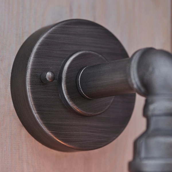 Ścienna lampa loftowa Pipe 78765 rura postarzana cyna