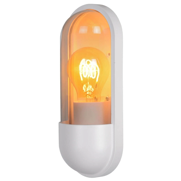 Zewnętrzny kinkiet ścienny CAPSULE 29897/01/31 Lucide IP54 ściemniana biała