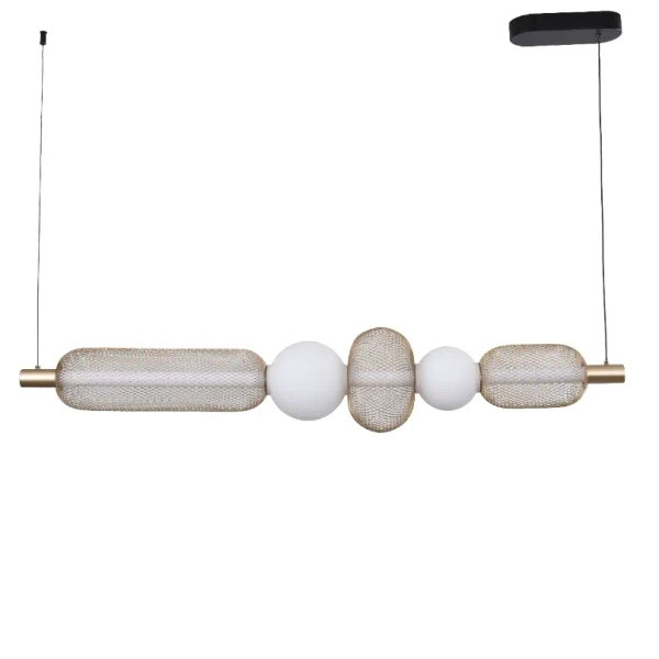 Lampa wisząca nad stół Sarr MD2596-5B-3BGT LED 27W 3000-5700K czarny