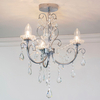 Żyrandol glamour kryształ Tabitha 61251 Endon łazienkowy IP44 chrom