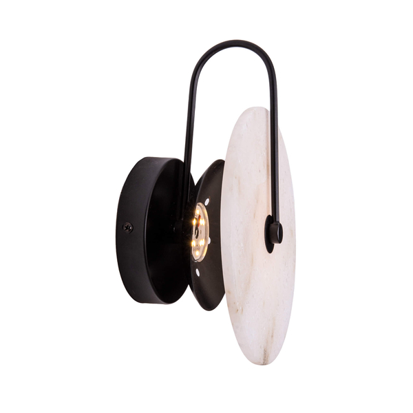 Ścienna lampa natynkowa Retro W0329 Maxlight LED 3W do pokoju biała czarna
