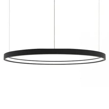 Nowoczesny żyrandol wiszący 23033 LED 28W 3000K pierścień czarny