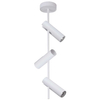 Sufitowa LAMPA natynkowa LEDA 33102 Sigma metalowa OPRAWA regulowane tuby plafon biały