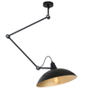 Industrialna lampa sufitowa MELOS 808PL_G1_Z regulacja kopuła czarna