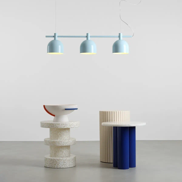 Potrójna wisząca lampa Beryl 976E_29 nad wyspę niebieska