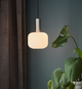 LAMPA wisząca SOBER 108122 Markslojd plisowana OPRAWA szklany ZWIS loftowy stal biały