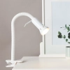 Zaciskowa lampa stołowa Flex 24705T05 z regulacją biała