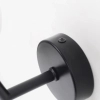 Kinkiet lampa ścienna DORADO LP-002/1W BK Light prestige loftowa oprawa szklana kula czarna biała