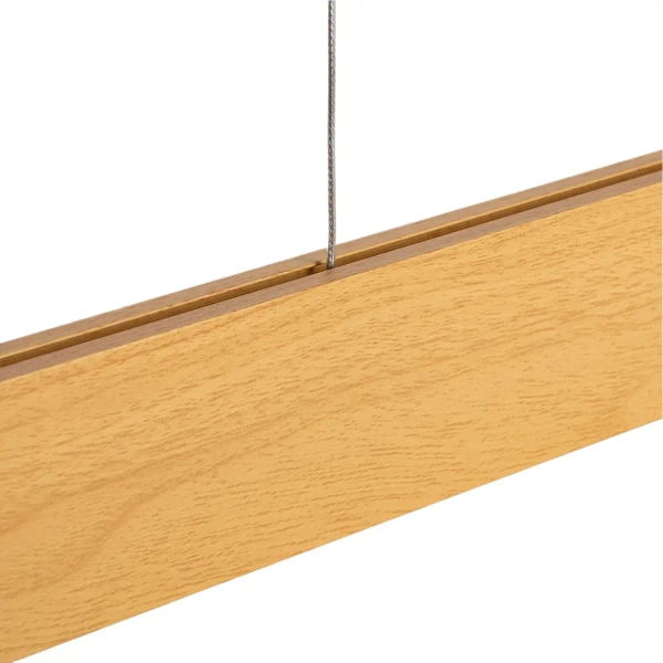 Drewniana lampa wisząca Vanguard ABR-LLV-30CCT-120-D LED 30W 2800-5000K biała