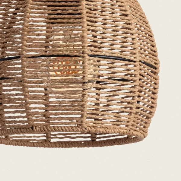 Potrójna lampa zwis Boho ABR-LW9-BH-E27 Abruzzo pleciona brązowy