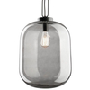 Loftowa lampa wisząca Urena LE41816 szklana czarna przydymiona outlet
