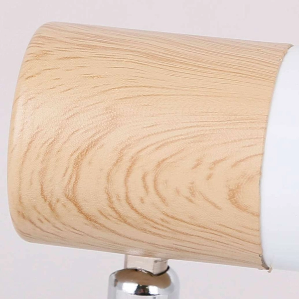 Plafon LAMPA sufitowa PUERTO 93-62673 Candellux skandynawska OPRAWA regulowane reflektorki drewno białe