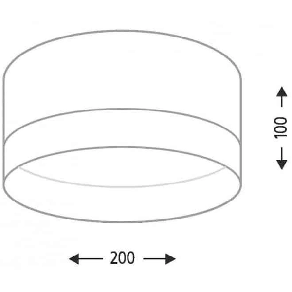 Łazienkowa LAMPA sufitowa TOSA 8060 Shilo metalowa OPRAWA okrągły plafon IP44 czarny