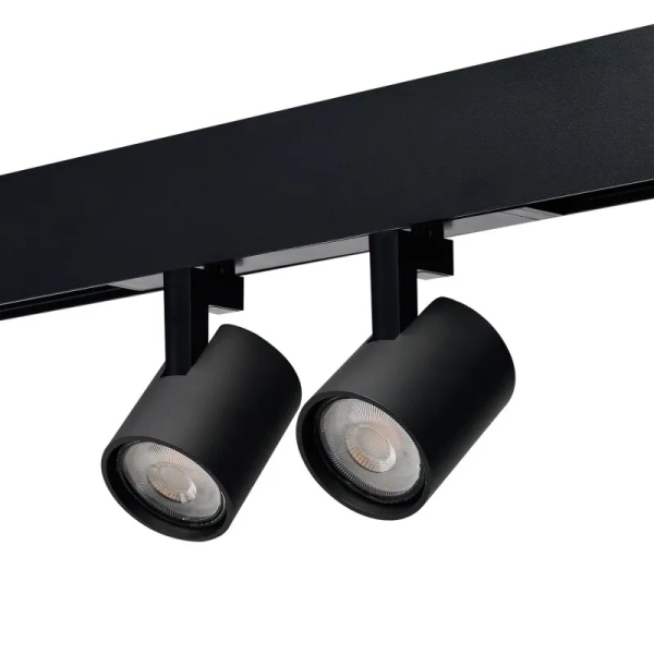 Lampa sufitowa jednofazowa BETA czarna AZ6692 2xGU10 tuby z regulacją
