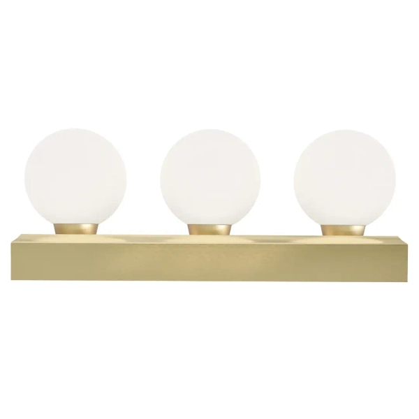 Potrójna kula lampa ścienna Merino Parette Old Gold 30 OR85716 IP44 złoty
