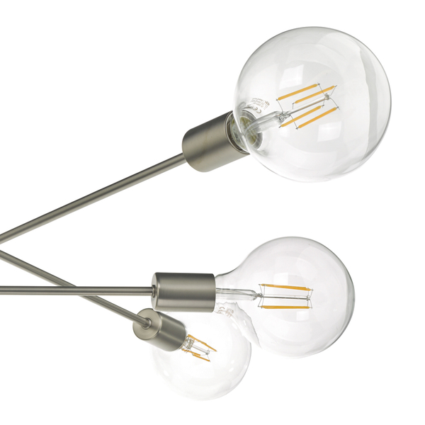 Lampa wisząca do salonu Alana ALA0646 Dar Lighting metalowa chrom