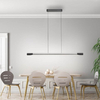 Wisząca lampa listwa HOOP 2732-33 LED 24W 3000K antracyt srebrny