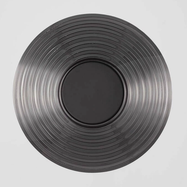 Okrągły kinkiet ścienny BERMUDEZ LE44930 LED 8W 3000K srebrny przydymiony