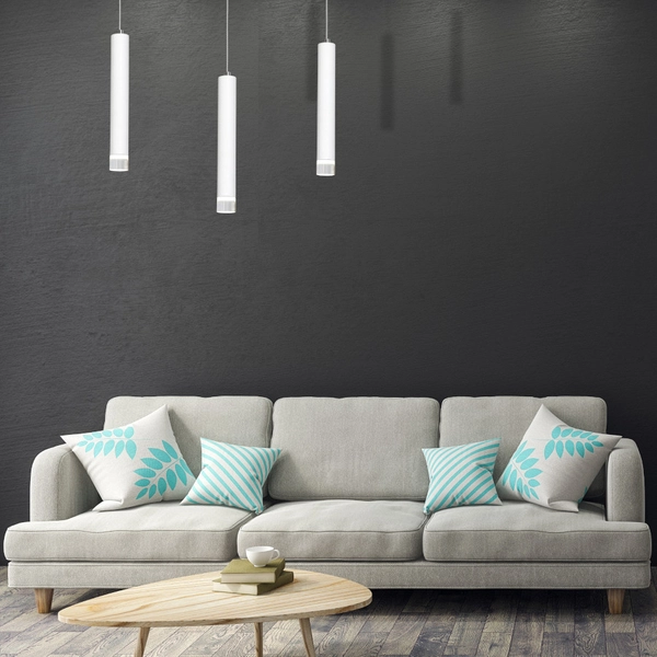 LAMPA wisząca ALBA ML189 Milagro metalowa OPRAWA zwis LED 15W 4000K listwa kaskada tuby sople białe