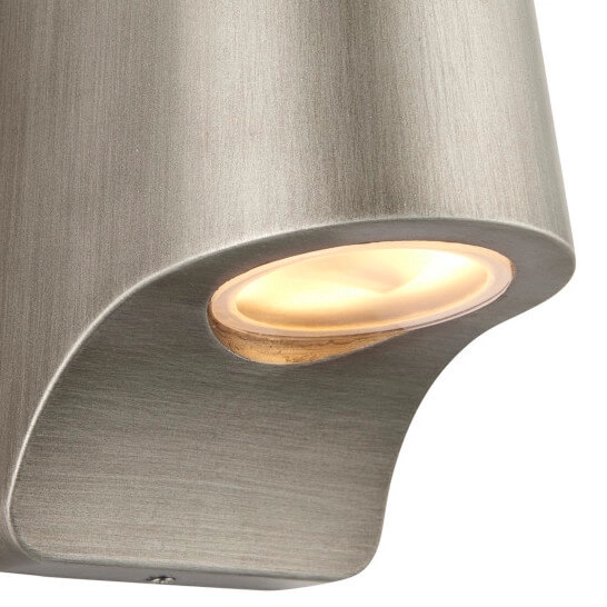 Zewnętrzny kinkiet L&-195536 LED 8W 2700K IP44 srebrny przezroczysty