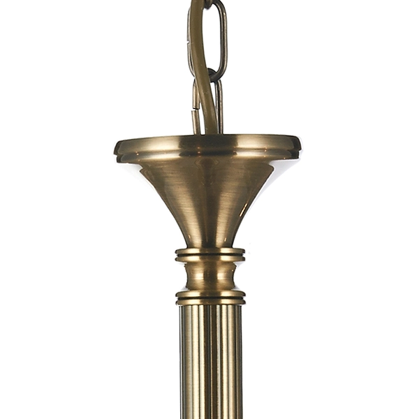 Pałacowa lampa wisząca antyczny mosiądz Ambassador OUTLET