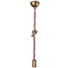 Marynistyczna LAMPA wisząca ROPE 310100104 Trio metalowa OPRAWA zwis lina patyna beżowa