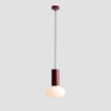 Pojedyncza wisząca lampa Flo Ruby S 7000G27_S czerwona