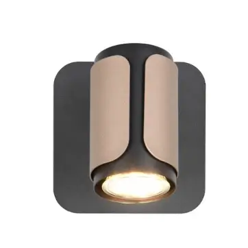 Naścienna lampa do jadalni Gillan 814570165 reflektor tubka brązowy