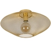 Industrialna LAMPA sufitowa MESH 21123/45/02 Lucide loftowa OPRAWA metalowa druciana złota
