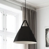 Lampa wisząca do salonu Strap 84343003 DFTP metalowa czarna