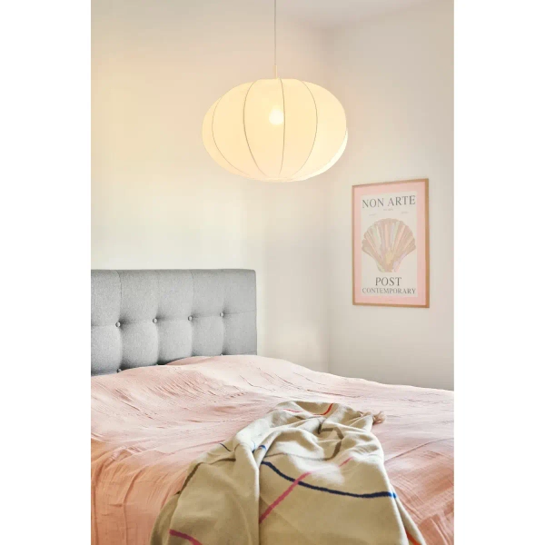 Wisząca lampa nad stół AERON 2312173001 okragła do salonu biały