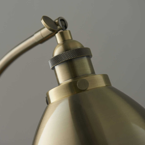 Lampa stołowa do biura Franklin 98747 Endon klasyczna mosiądz