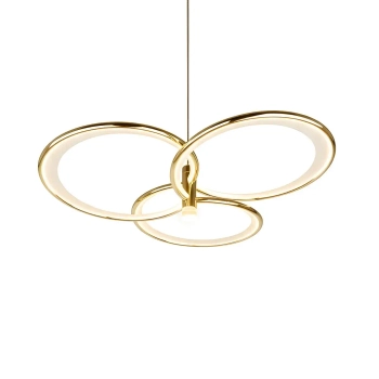 Potrójna lampa wisząca Azina LP-4852/3P GD LED 27W 3000-6000K złota