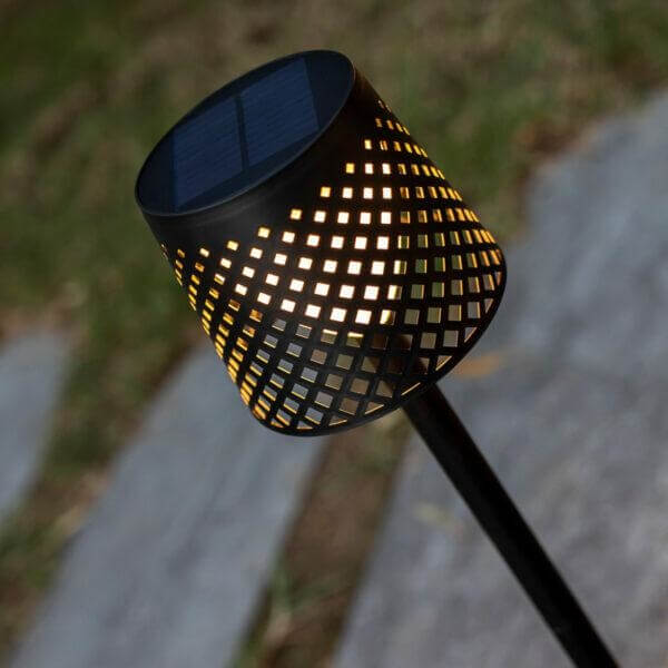 Wielofunkcyjna lampa solarna Greta LUMGRE080NXSWNW King Home IP65 czarny