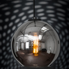 Kulista lampa wisząca Polaris 9056 srebrna ball do przedpokoju
