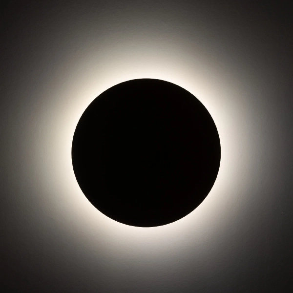 Dekoracyjna lampa ścienna Luna Sabia 10625 okrągłą koło beżowy